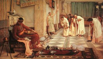 John William Waterhouse : The Favourites of the Emperor Honorious